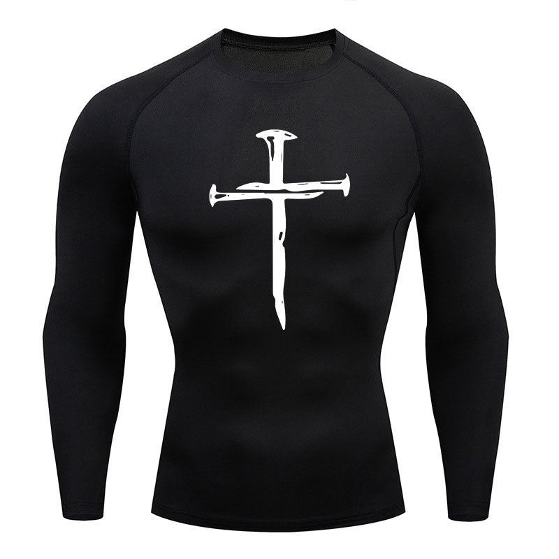 Jesus Compression Shirt L/S 01