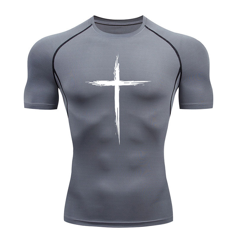 Jesus Compression Shirt S/S 02
